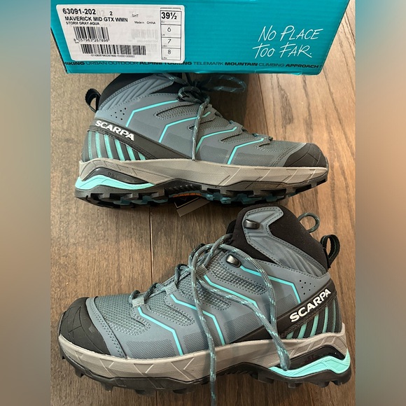 New! 🥾⛰️🏜️SCARPA GORE-TEX Hiking Boots size 39.5 - Picture 3 of 4